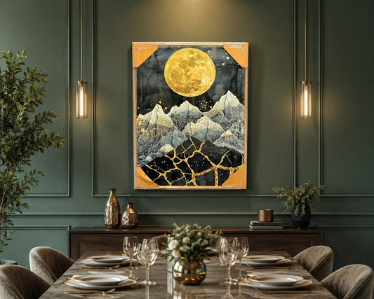 Moon Over Emerald Mountains
