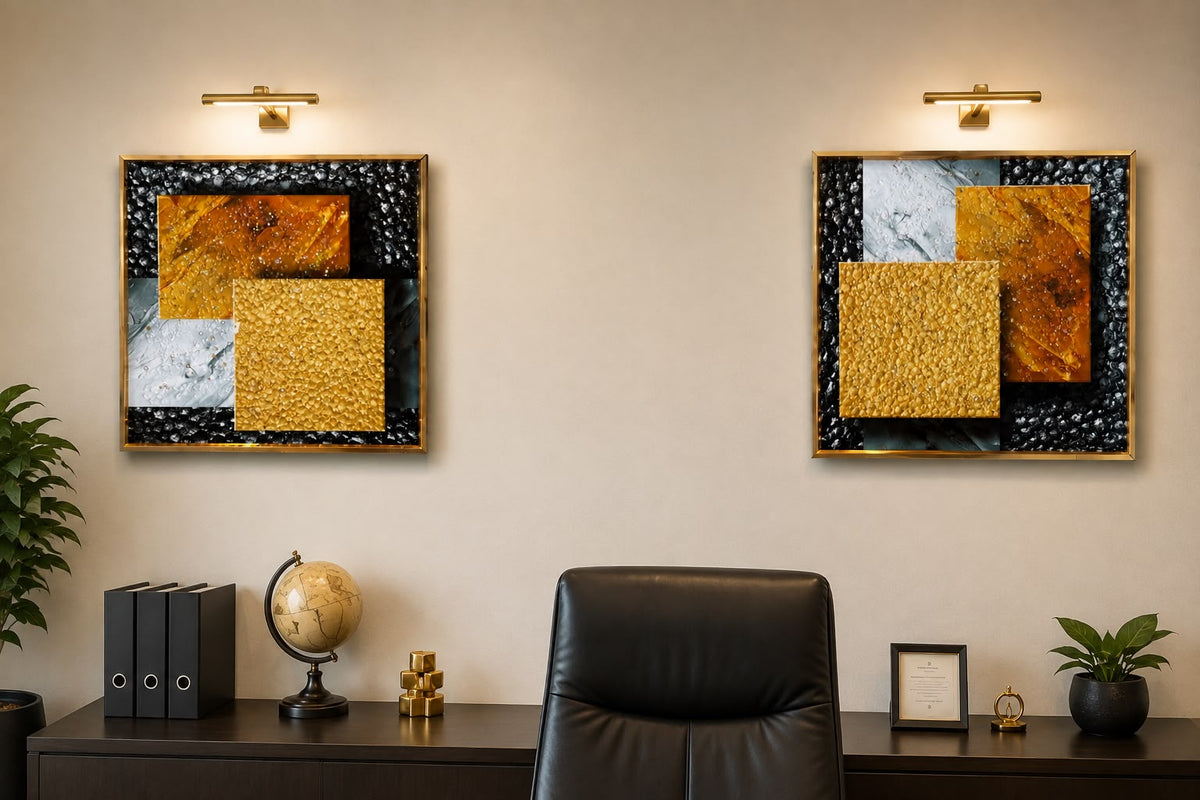 Crystal Embellished Abstract