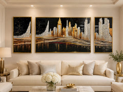 Luxury Black, Gold & Crystal