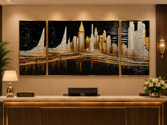Luxury Black, Gold & Crystal