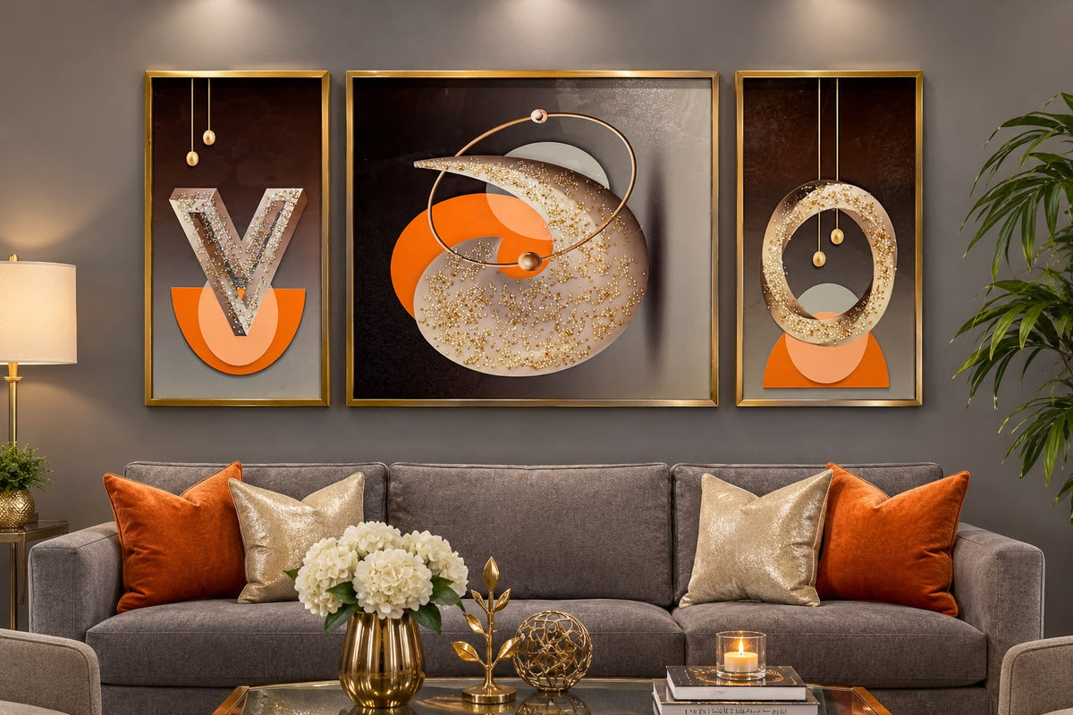 Luxury 3-Piece Abstract
