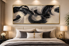 Luxury Black, Gold & Crystal