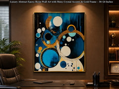 Luxury Abstract Epoxy Shiny