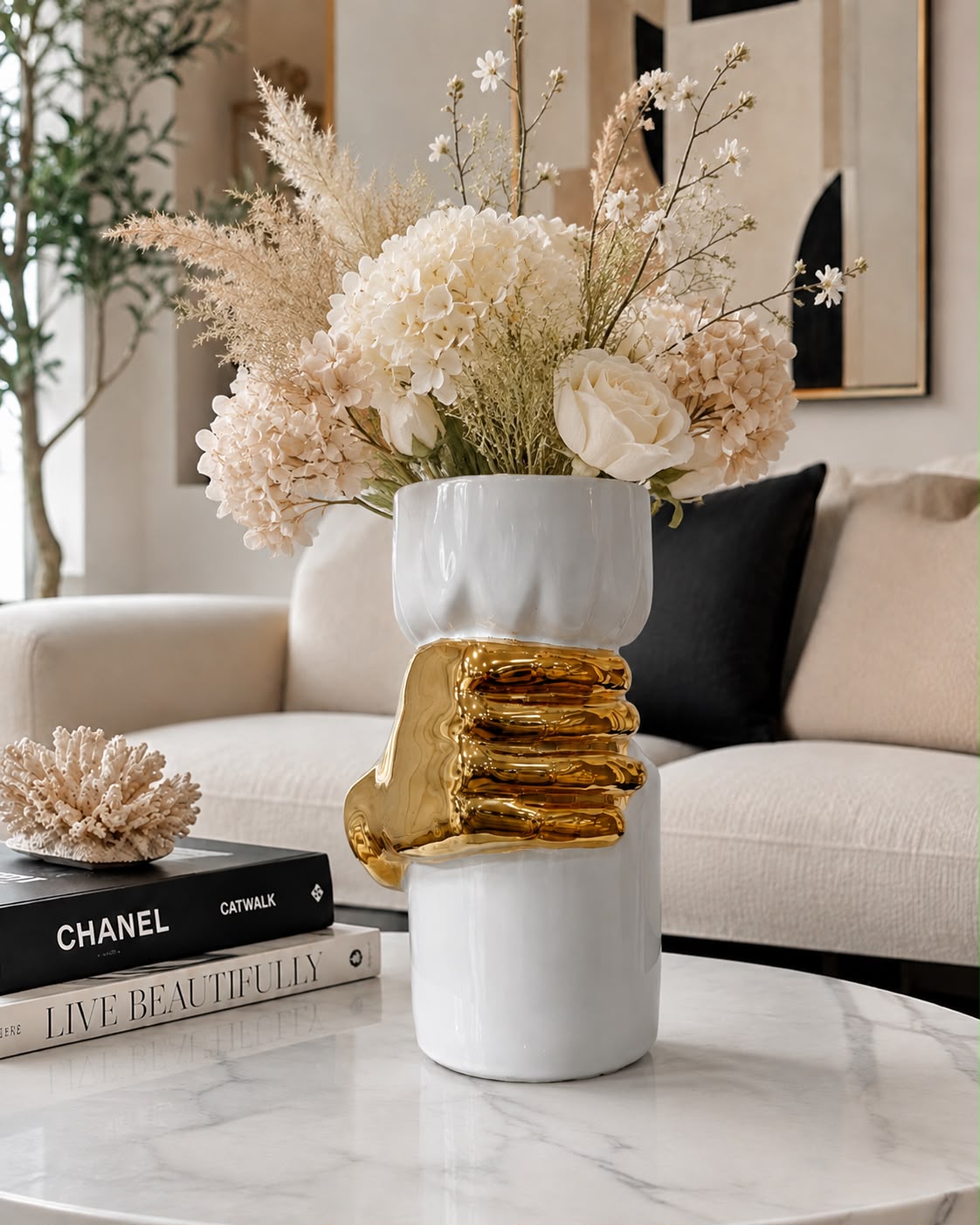 Luxury White  Decorative