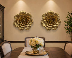 Luxury Golden 3D Floral