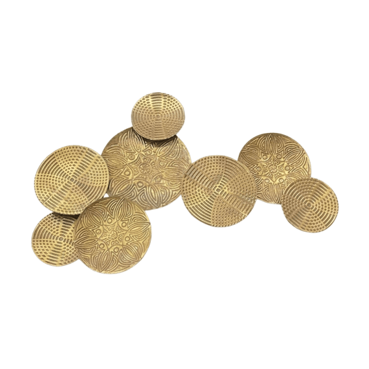 Golden Soft Metal Wall Art