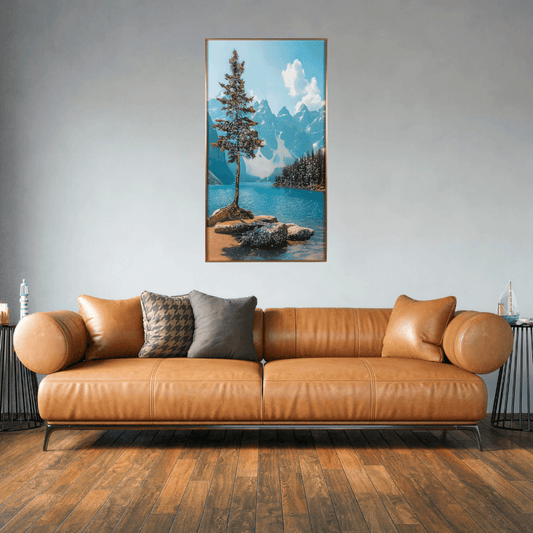 Majestic Pines in Sapphire Stillness